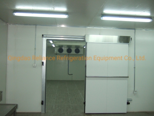 Assembled Structure One Ton Fish Cold Room with Freon Refrigerant and LED Lighting