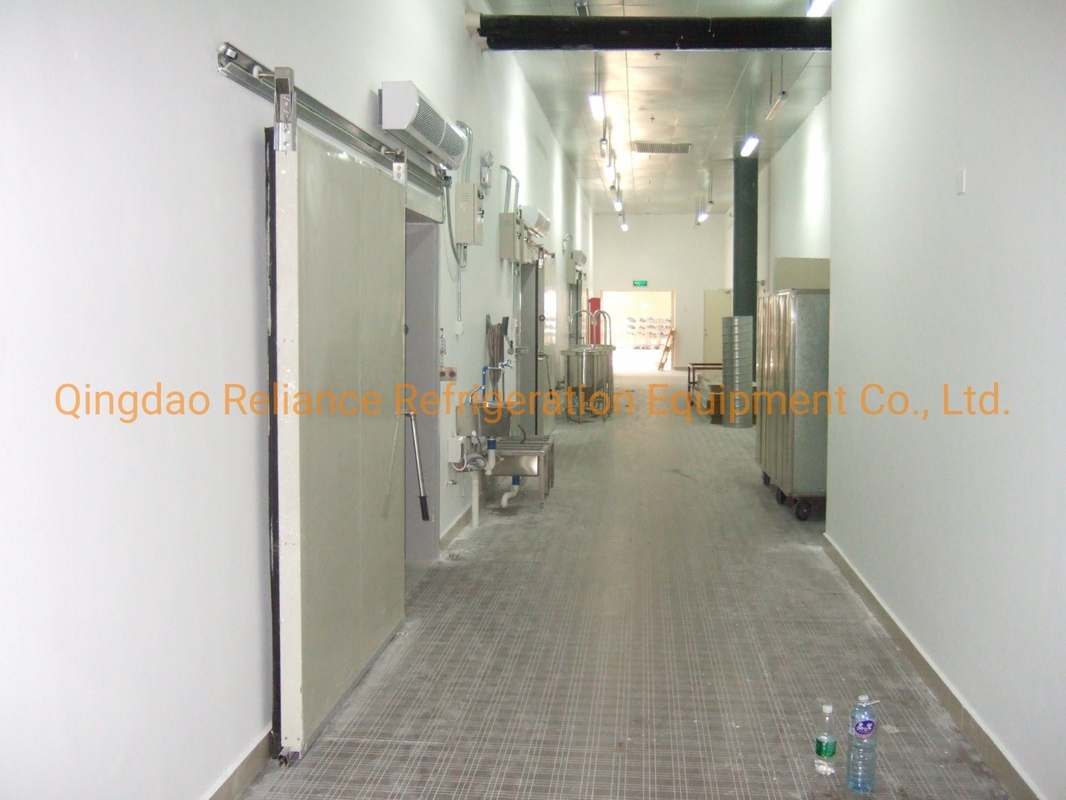Assembled Structure One Ton Fish Cold Room with Freon Refrigerant and LED Lighting