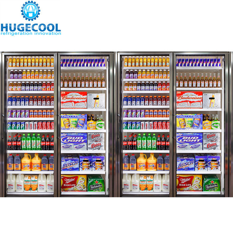 USA Supermarket Display Walk in Cooler and Freezer Customization for Supermarkets