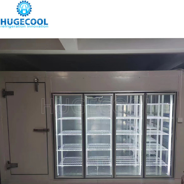 Customization 30FT Glass Door Display Commercial Drink Cooler with Customized Request
