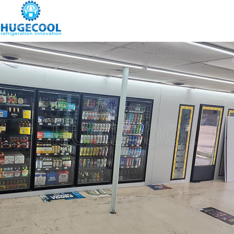 Walk Ins Beer Cave Beverage Cooler Foods Freezer Display with Free 3D and CAD Drawing