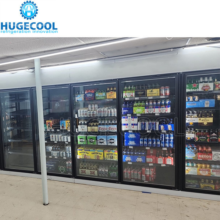 Walk Ins Beer Cave Beverage Cooler Foods Freezer Display with Free 3D and CAD Drawing