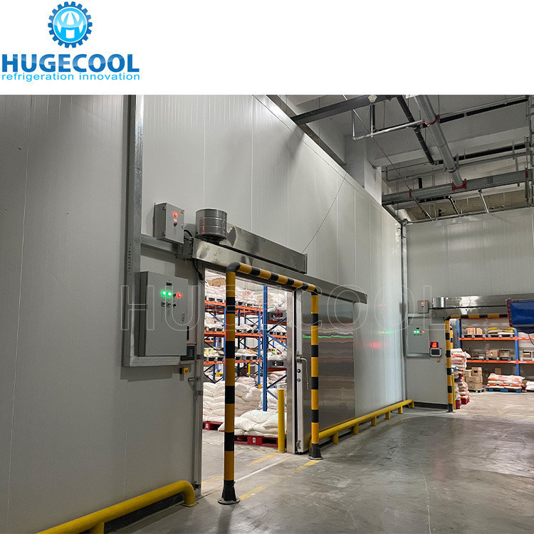Customized Request 200mm Thickness Onion Storage Room with Rack and Condensing Unit